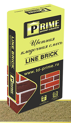 Prime Цветная кладочная смесь Line Brick "Klinker" Кремовая, 25 кг