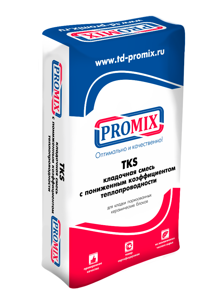 Promix Теплоизоляционный кладочный раствор ТКS 203, 17,5 кг