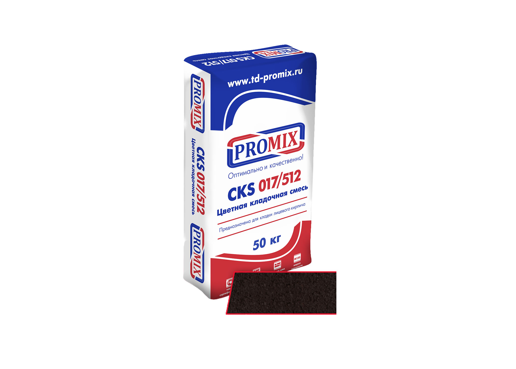 Promix Цветная кладочная смесь CKS 017 Шоколадная, 50 кг