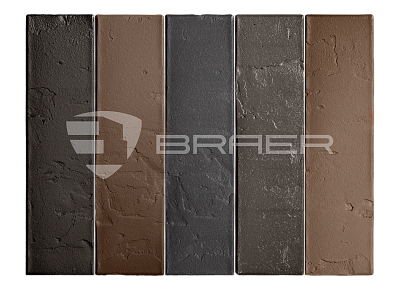 Кирпич керамический лицевой  с утолщенной стенкой BRAER MAX Limited, терра, 1 НФ
